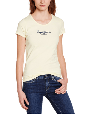 Pepe Jeans Women's Plain Short Sleeve