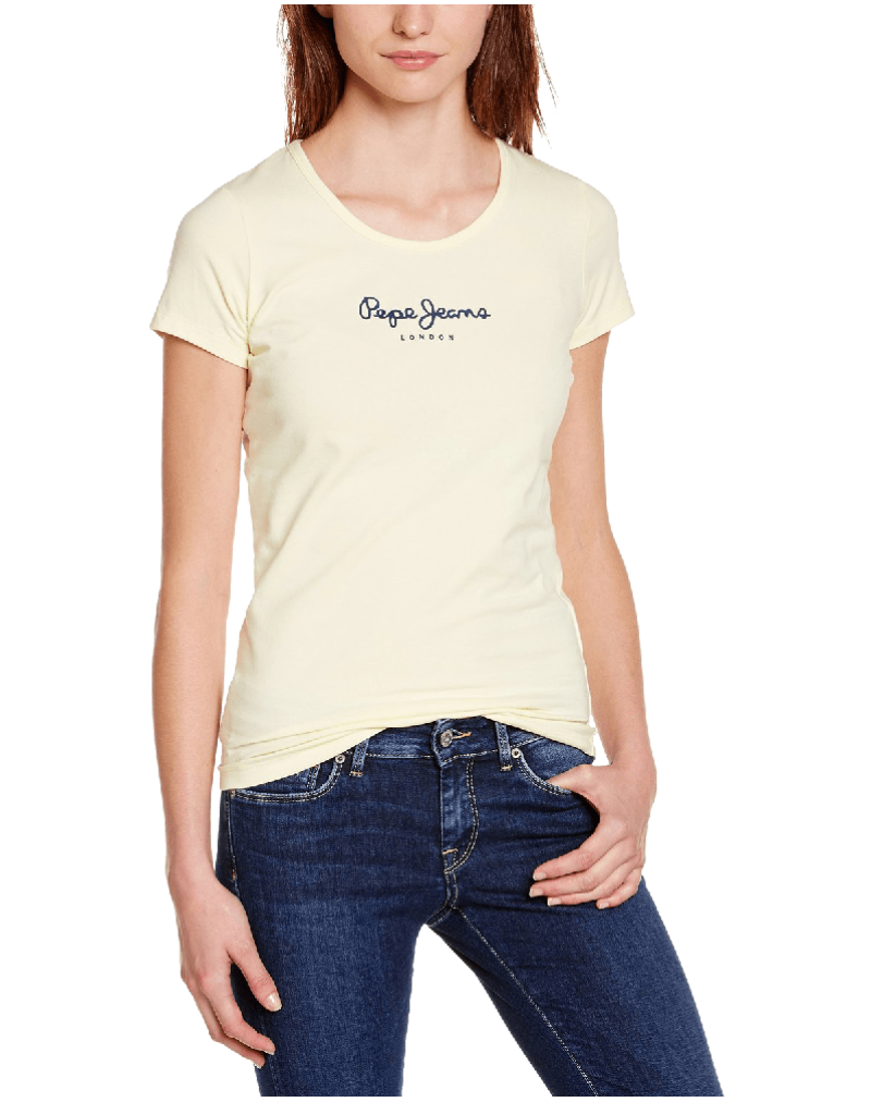 Pepe Jeans Women's Plain Short Sleeve