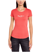 Pepe Jeans Women's Plain Short Sleeve
