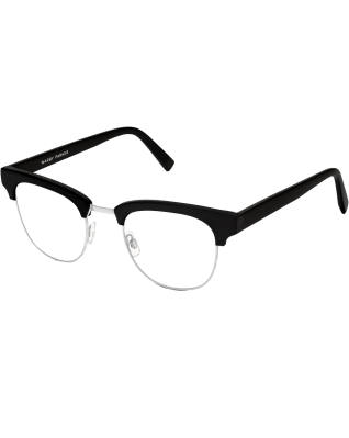 Hayes Eyeglasses in Jet Black for Men 