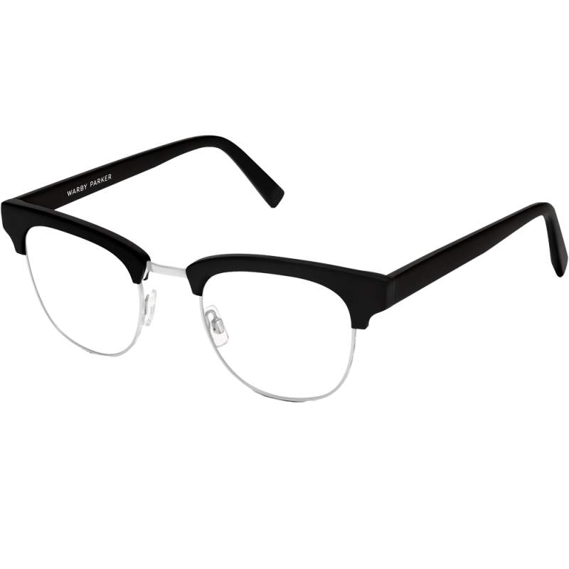 Hayes Eyeglasses in Jet Black for Men 