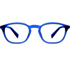 Burroughs Eyeglasses in Marina Blue for Men 