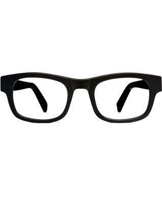 Huxley Eyeglasses in Jet Black for Men