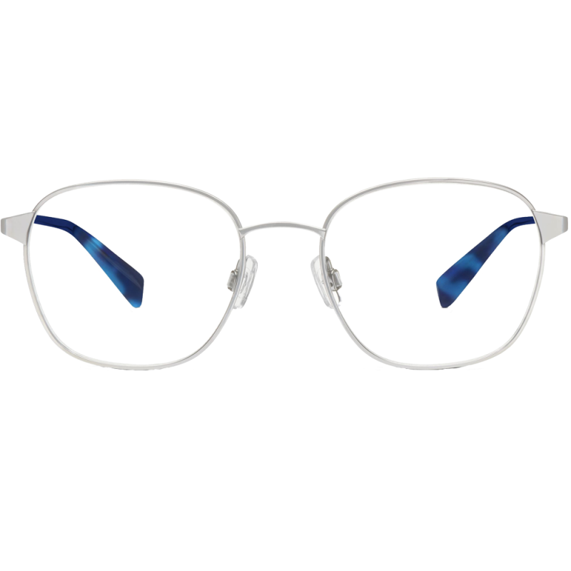 Nesbit Eyeglasses in Jet Silver for Men 