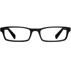 Sibley Eyeglasses in Jet Black for Men 