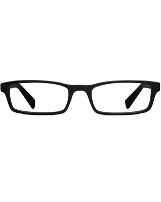 Sibley Eyeglasses in Jet Black for Men 