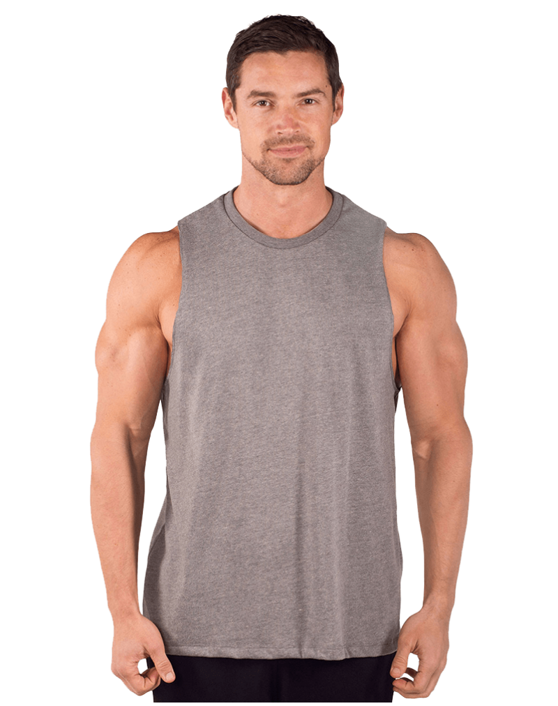 Combed Cotton Cut Sleeve Muscle Tee