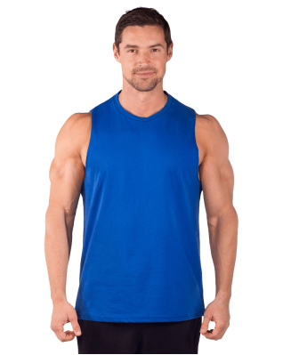 Combed Cotton Cut Sleeve Muscle Tee