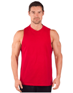 Combed Cotton Cut Sleeve Muscle Tee