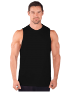 Combed Cotton Cut Sleeve Muscle Tee