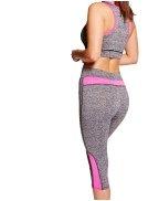 Holly Crop Top And Capri Running Legging