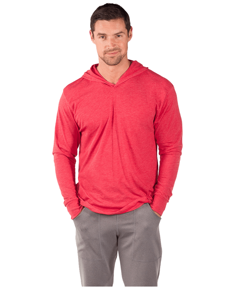 Long Sleeve Triblend Pullover Hoodie