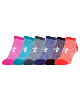 UA Big Logo No-Show 6-Pack
