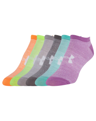 UA Big Logo No-Show 6-Pack