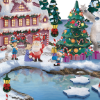Rudolph the Red Nosed Reindeer Light Up Village Sculpture by Hawthorne Village 