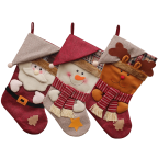 3 PCS SeT-18- Christmas Stockings