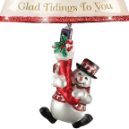 Christmas Ornaments- Thomas Kinkade Ringing In The Holidays Ornament Set