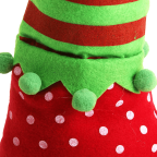 1 Pair Christmas Table Leg Covers Elf Elves Feet Shoes Legs Party Decorations