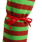 1 Pair Christmas Table Leg Covers Elf Elves Feet Shoes Legs Party Decorations