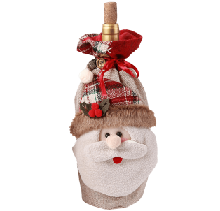 hiLISS 2pcs Snowman Santa Claus Christmas Candy Bag Treat Pocket Home Gift Decor
