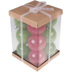 Large White Shatterproof Christmas Ornaments - 12 Pack Variety Bundle