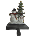 Lulu Decor Cast Iron Christmas Stocking Holder Set of 4 hooks 