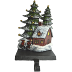 Lulu Decor Cast Iron Christmas Stocking Holder Set of 4 hooks 