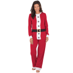 PajamaGram Santa Suit Christmas Matching Family Pajama Set 
