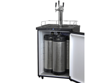 Kegoc K309B Triple Faucet Digital Kegerator