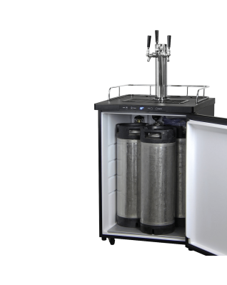 Kegoc K309B Triple Faucet Digital Kegerator