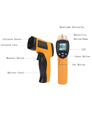 Non Contact Digital Laser Thermometer