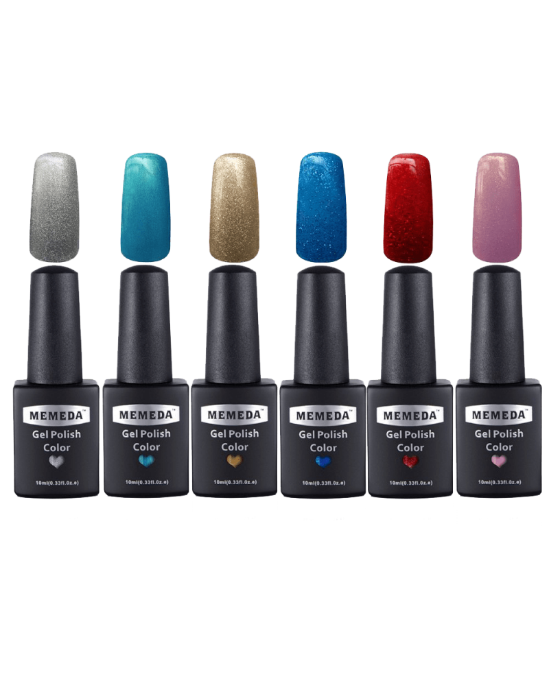 MEMEDA Gel Nail Art Polish Uv LED Light Manicure Set