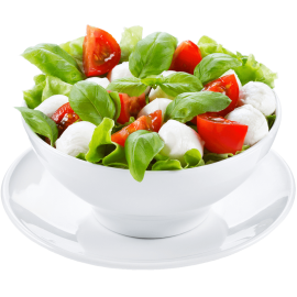 Fresh organic salad veg