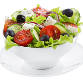 Fresh organic salad veg