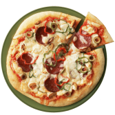Pizza with peppers 