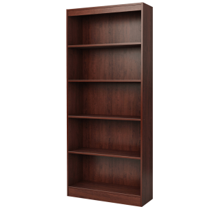 South Shore Smart Basics 5 Shelf Bookcase, Multiple Finishes 1
