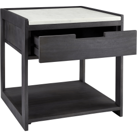 Tux Marble Top Nightstand