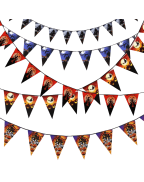 5 Set Triangle Flag Halloween Decorations Party 