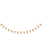 ThxToms DIY Burlap Banner Hand Painted Decoration for Wedding Birthday and Kids Party 