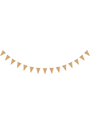 ThxToms DIY Burlap Banner Hand Painted Decoration for Wedding Birthday and Kids Party 