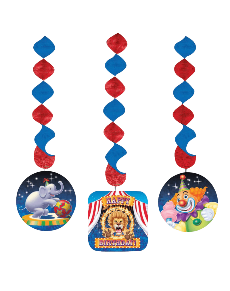 Big Top Circus Birthday Party Pack for 8 guests w. decoration