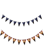 5 Set Triangle Flag Halloween Decorations Party 