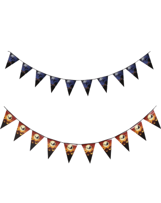 5 Set Triangle Flag Halloween Decorations Party 