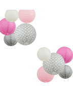 Bobee Paper Lanterns Birthday Party Bridal Baby Shower Wedding Decoration 5-pack 