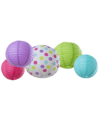 Bobee Paper Lanterns for Birthday Party Baby Bridal Shower Decorations Nursery Bedroom Girls Room Decor