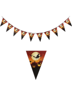 5 Set Triangle Flag Halloween Decorations Party 