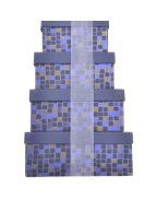 Broadway Basketeers Souring Saphire Sympathy Gift Tower