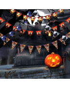 5 Set Triangle Flag Halloween Decorations Party 