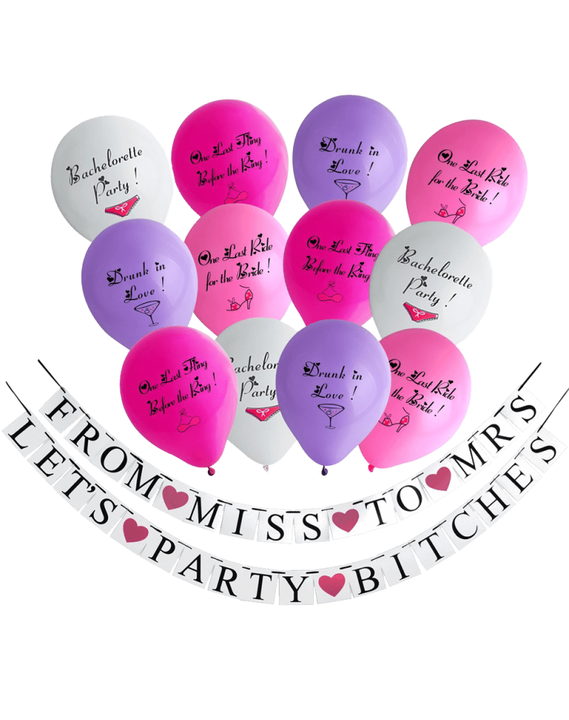 Konsait Bachelorette Party Decoration Kit 