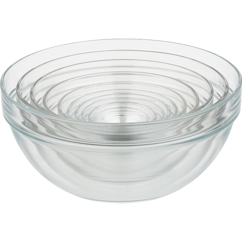 5 Piece 5.5 9.75 Inches Nesting Mixing Bowl Set